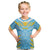 Custom Kings Saint Lucia Cricket Kid T Shirt Rise To Victory - Wonder Print Shop