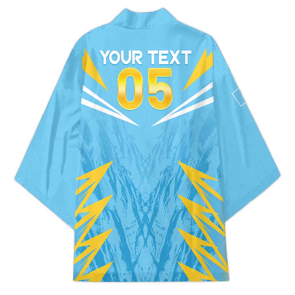 Custom Kings Saint Lucia Cricket Kimono Rise To Victory - Wonder Print Shop