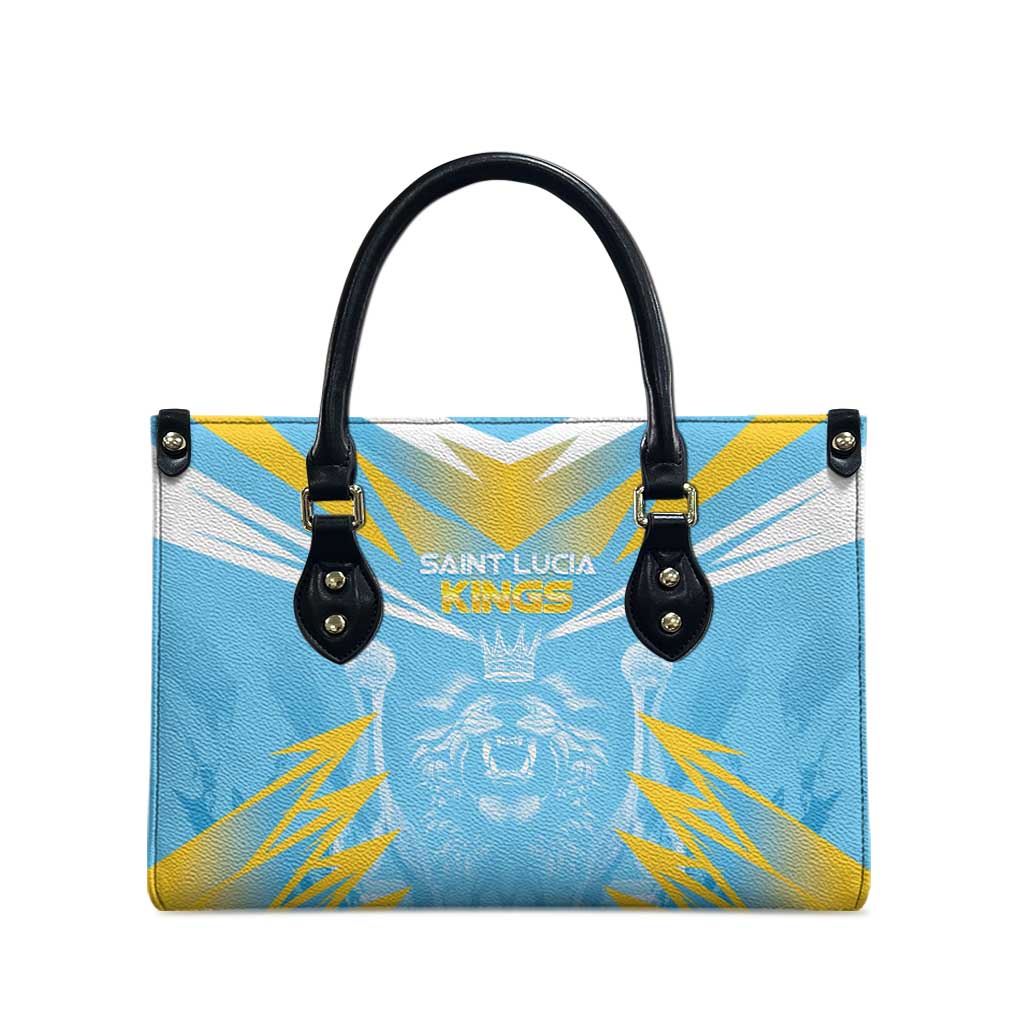 Kings Saint Lucia Cricket Leather Bag Rise To Victory - Wonder Print Shop