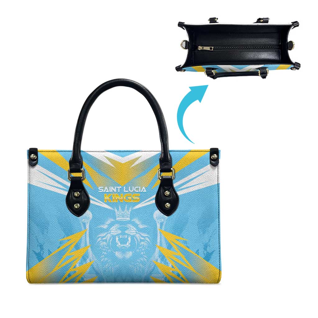 Kings Saint Lucia Cricket Leather Bag Rise To Victory - Wonder Print Shop
