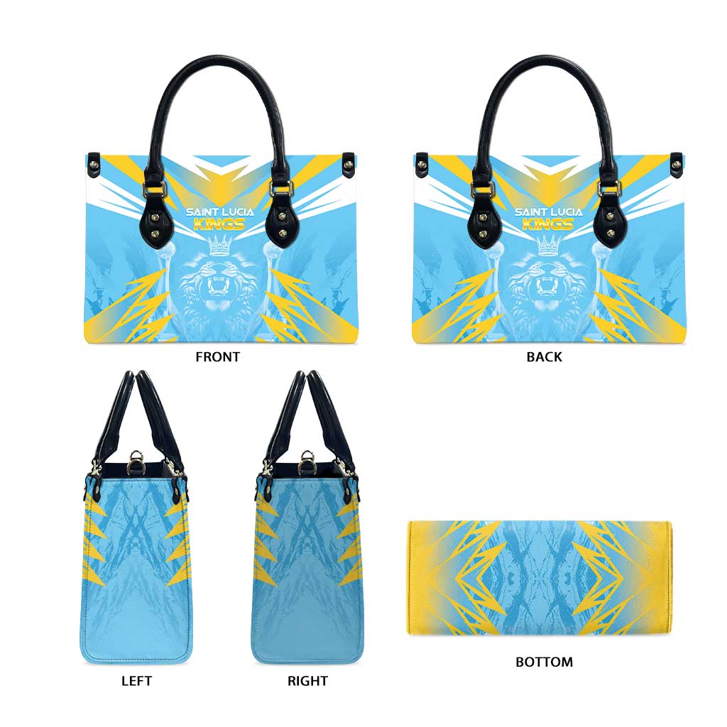 Kings Saint Lucia Cricket Leather Bag Rise To Victory - Wonder Print Shop