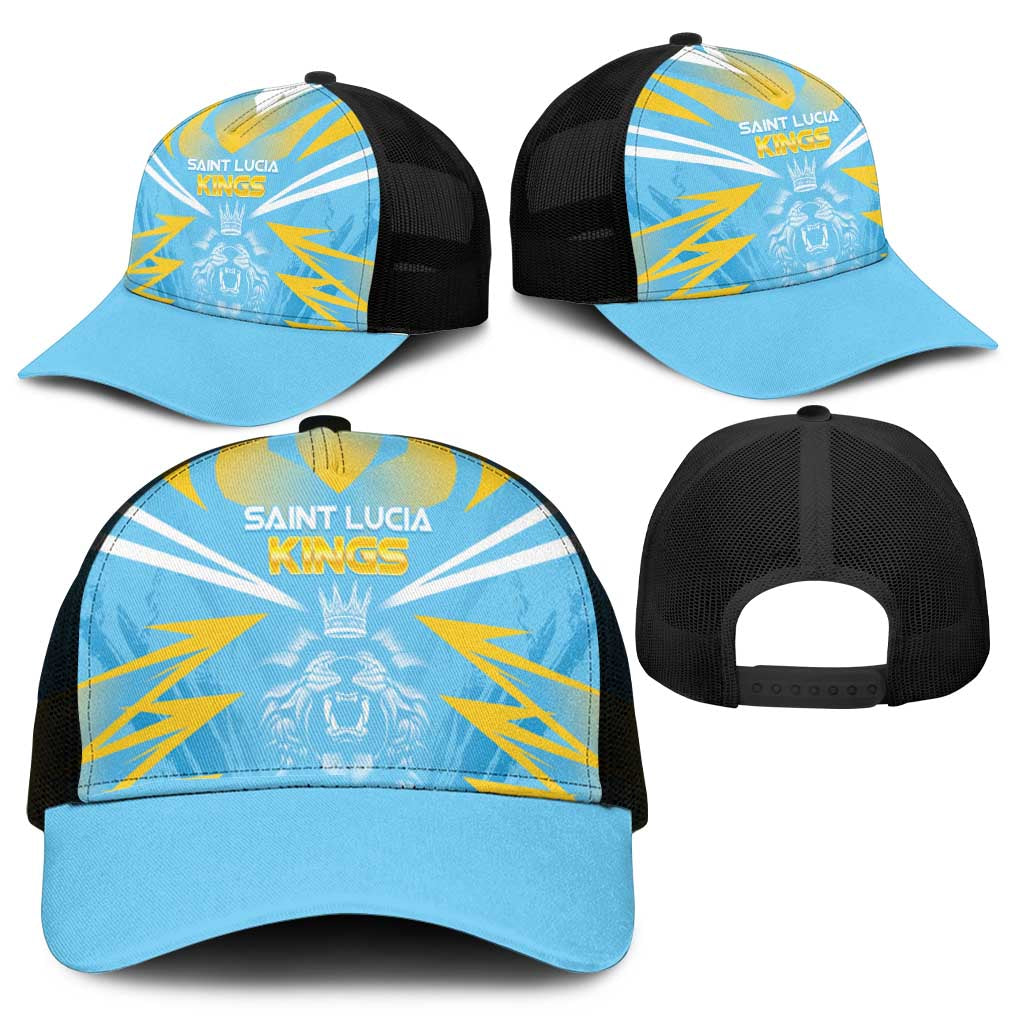 Kings Saint Lucia Cricket Mesh Trucker Cap Rise To Victory LT05