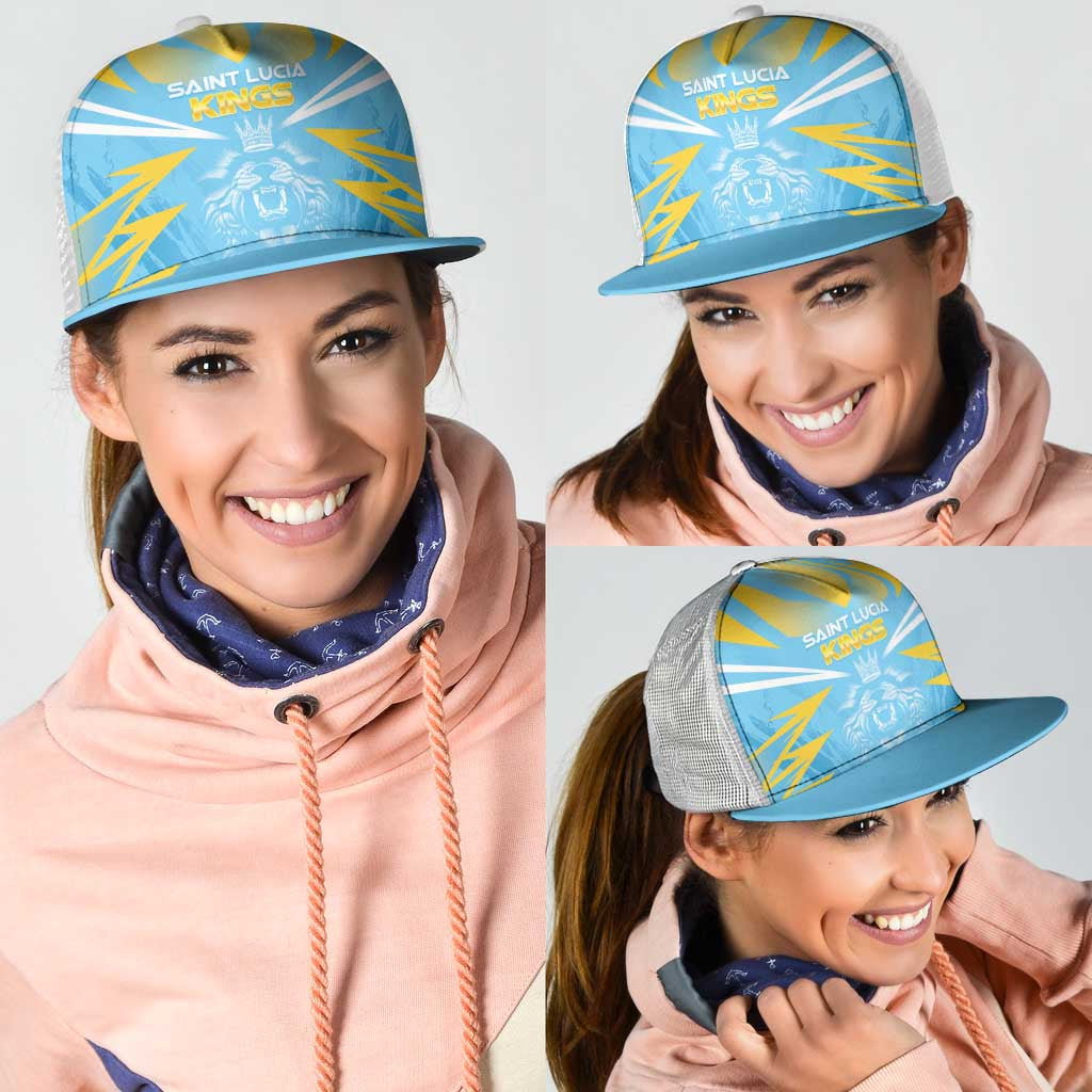 Kings Saint Lucia Cricket Mesh Trucker Cap Rise To Victory LT05