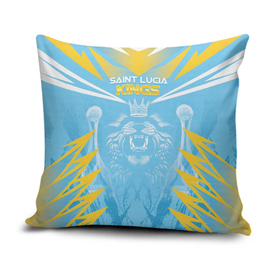 Kings Saint Lucia Cricket Pillow Cover Rise To Victory - Wonder Print Shop