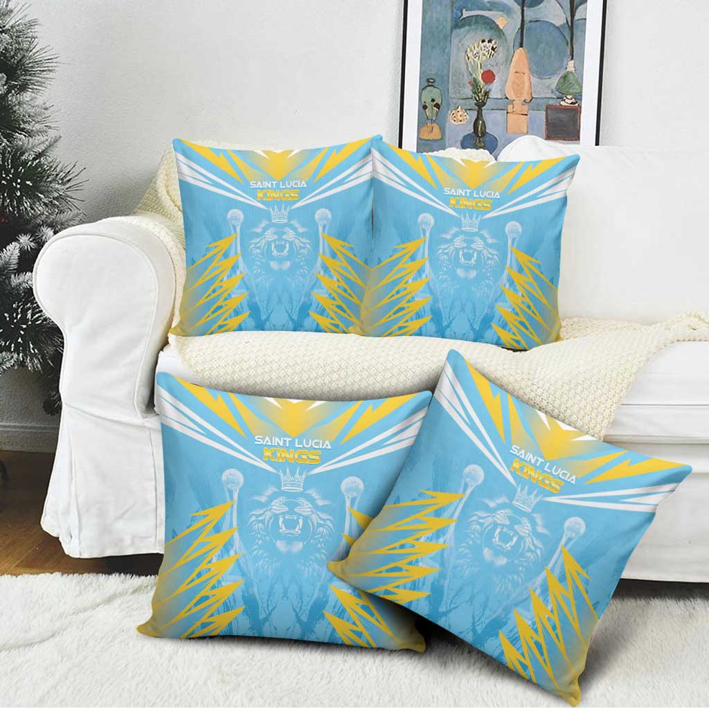 Kings Saint Lucia Cricket Pillow Cover Rise To Victory - Wonder Print Shop