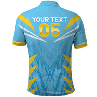 Custom Kings Saint Lucia Cricket Polo Shirt Rise To Victory - Wonder Print Shop