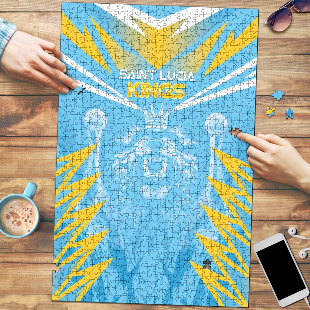Kings Saint Lucia Cricket Puzzle Rise To Victory - Wonder Print Shop