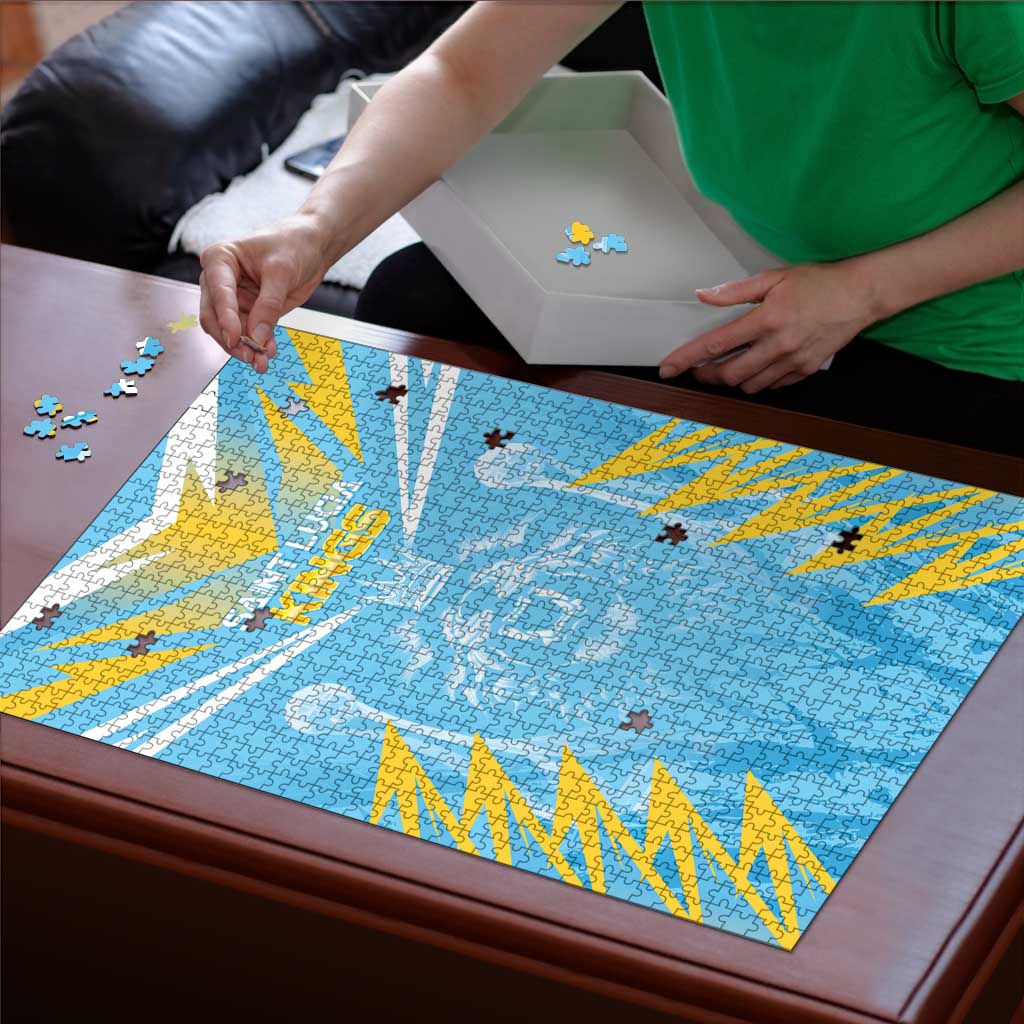 Kings Saint Lucia Cricket Puzzle Rise To Victory - Wonder Print Shop