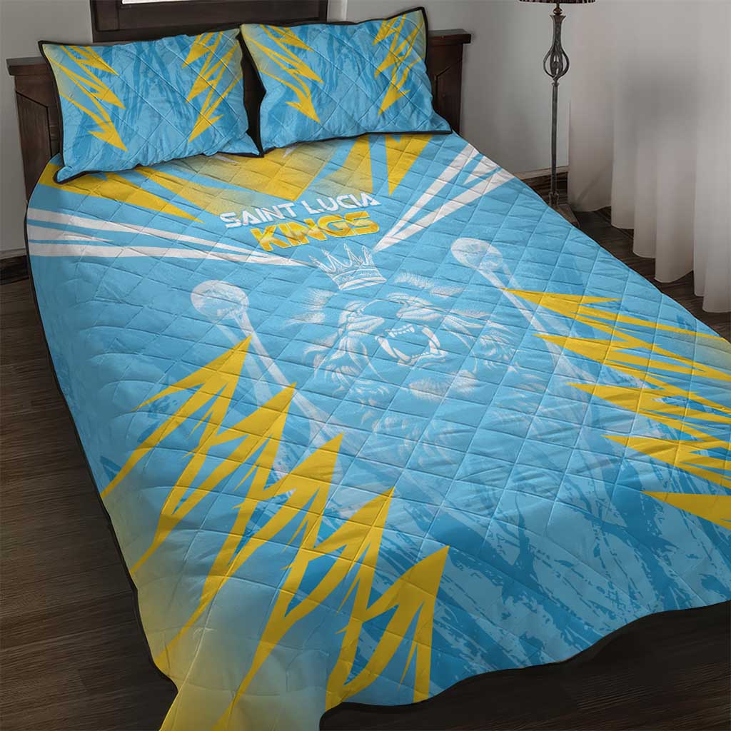 Kings Saint Lucia Cricket Quilt Bed Set Rise To Victory - Wonder Print Shop