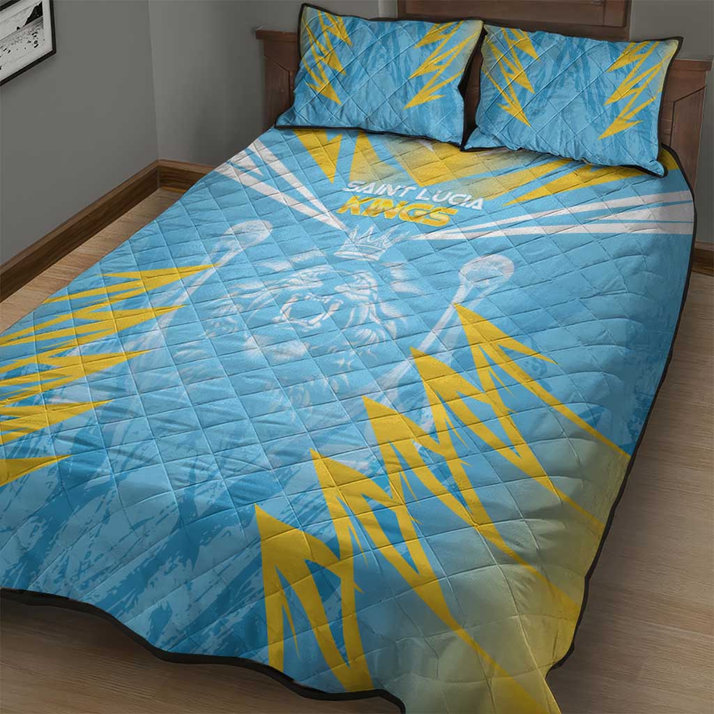 Kings Saint Lucia Cricket Quilt Bed Set Rise To Victory - Wonder Print Shop