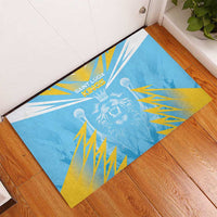 Kings Saint Lucia Cricket Rubber Doormat Rise To Victory - Wonder Print Shop