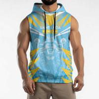 Custom Kings Saint Lucia Cricket Sleeveless Hoodie Rise To Victory - Wonder Print Shop