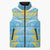 Custom Kings Saint Lucia Cricket Sleeveless Puffer Jacket Rise To Victory - Wonder Print Shop