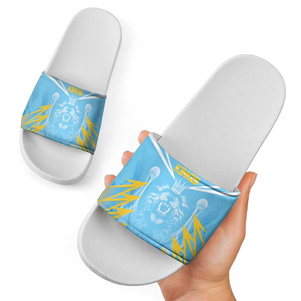 Kings Saint Lucia Cricket Slide Sandals Rise To Victory - Wonder Print Shop