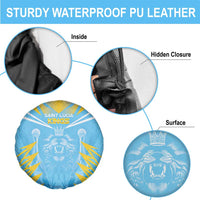 Kings Saint Lucia Cricket Spare Tire Cover Rise To Victory - Wonder Print Shop