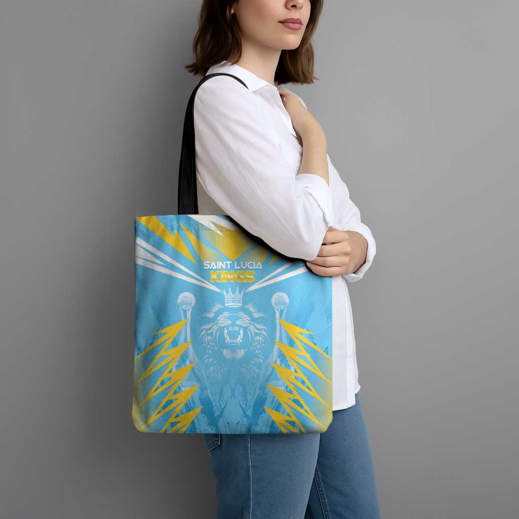 Kings Saint Lucia Cricket Tote Bag Rise To Victory - Wonder Print Shop