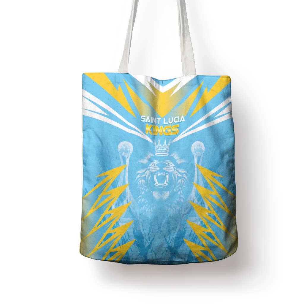 Kings Saint Lucia Cricket Tote Bag Rise To Victory - Wonder Print Shop