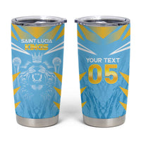 Custom Kings Saint Lucia Cricket Tumbler Cup Rise To Victory - Wonder Print Shop
