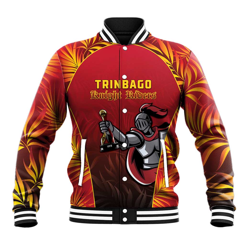 Custom Trinbago Cricket Knight Riders Baseball Jacket Go Champs - Wonder Print Shop