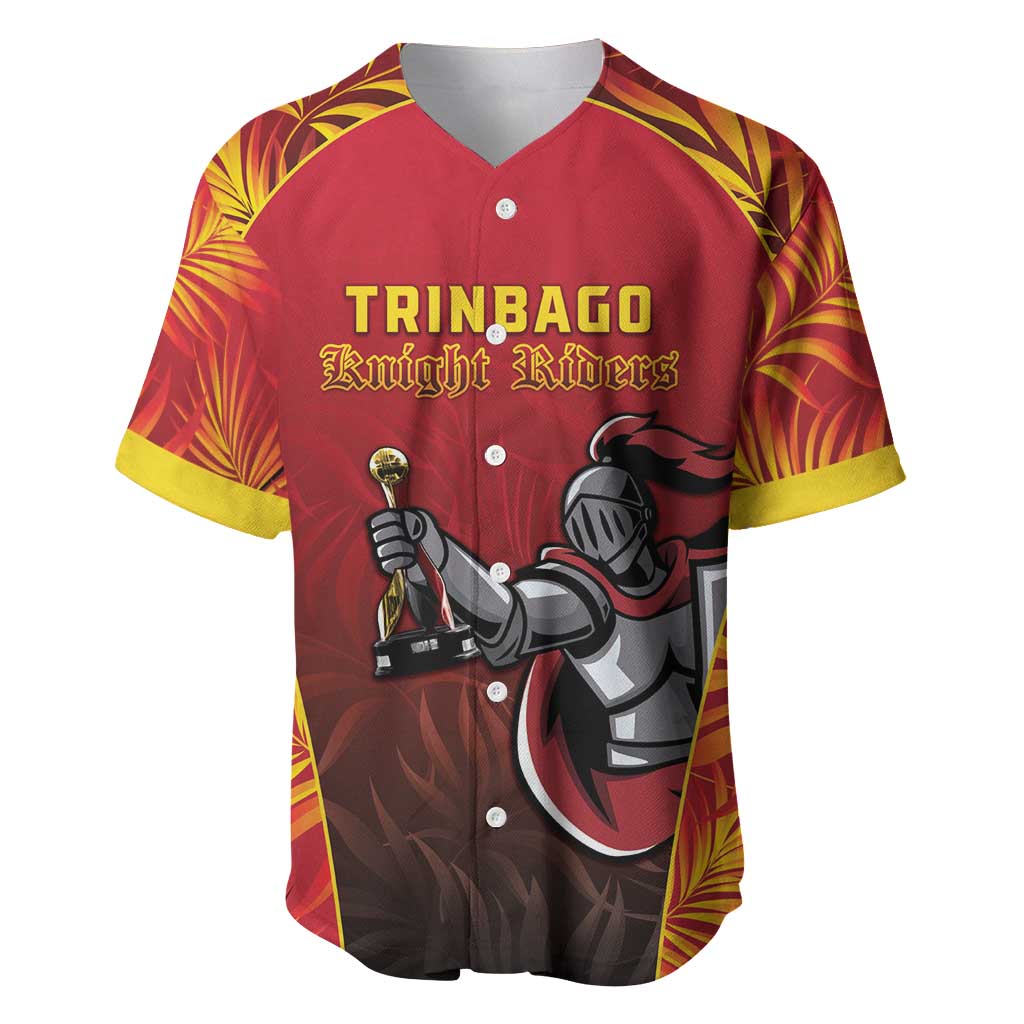 Custom Trinbago Cricket Knight Riders Baseball Jersey Go Champs - Wonder Print Shop