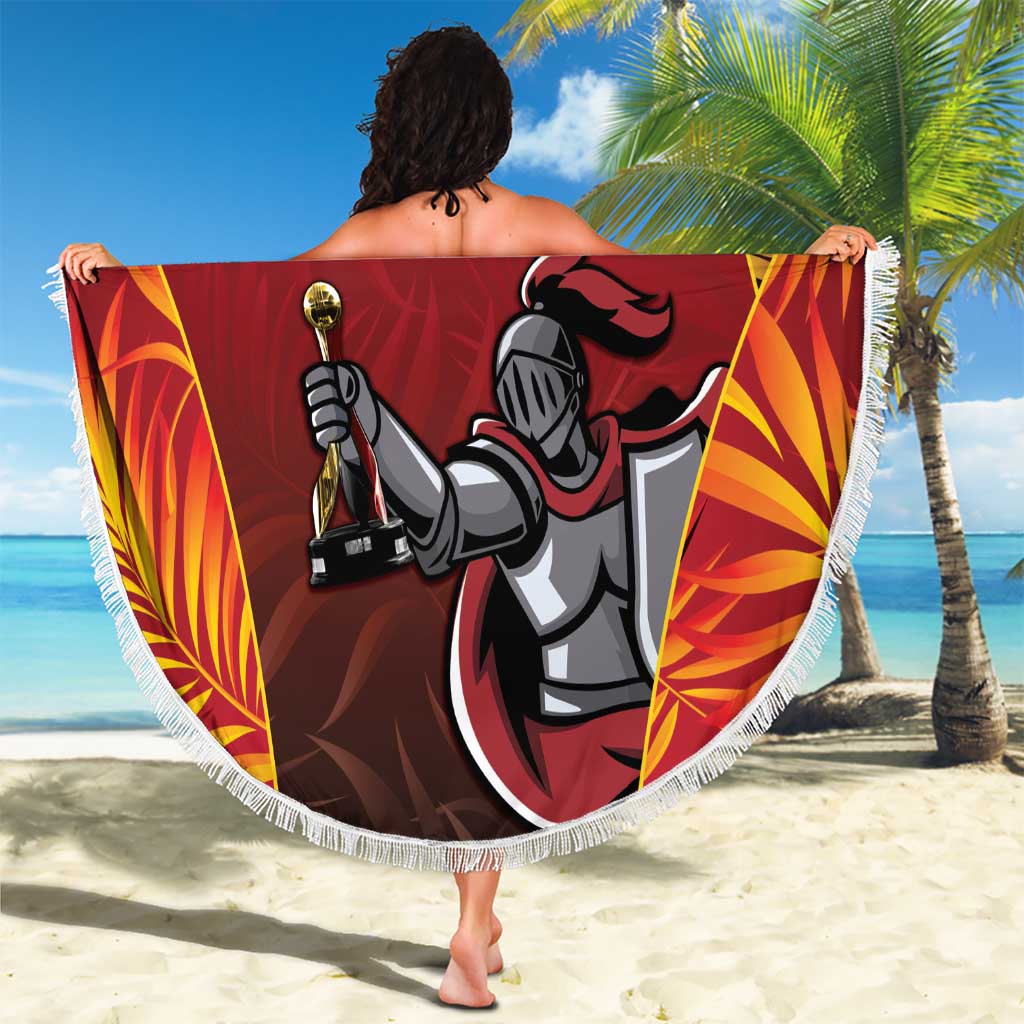 Trinbago Cricket Knight Riders Beach Blanket Go Champs - Wonder Print Shop