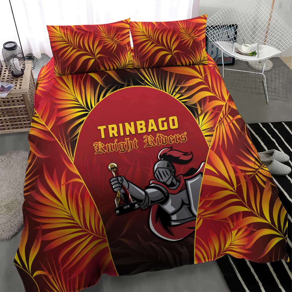 Trinbago Cricket Knight Riders Bedding Set Go Champs - Wonder Print Shop