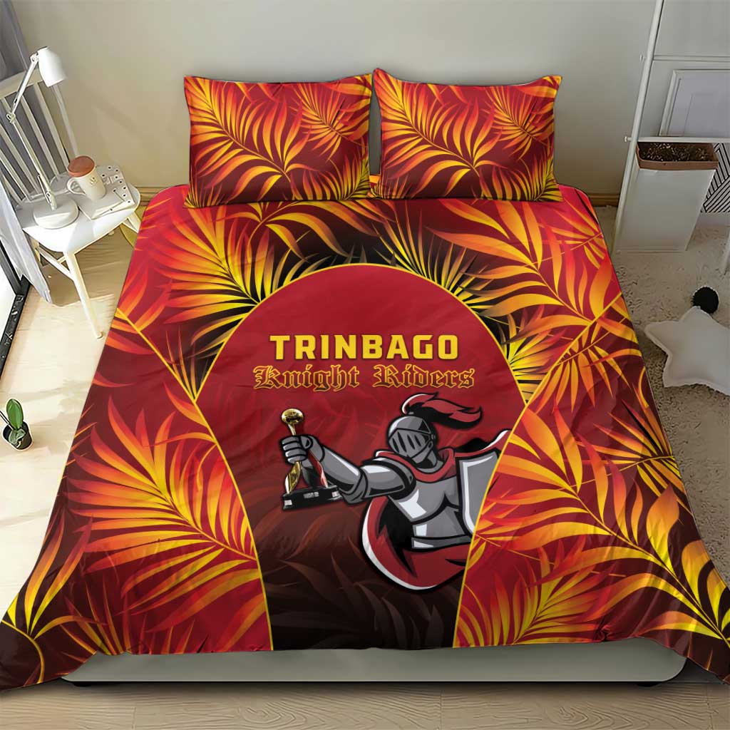 Trinbago Cricket Knight Riders Bedding Set Go Champs - Wonder Print Shop