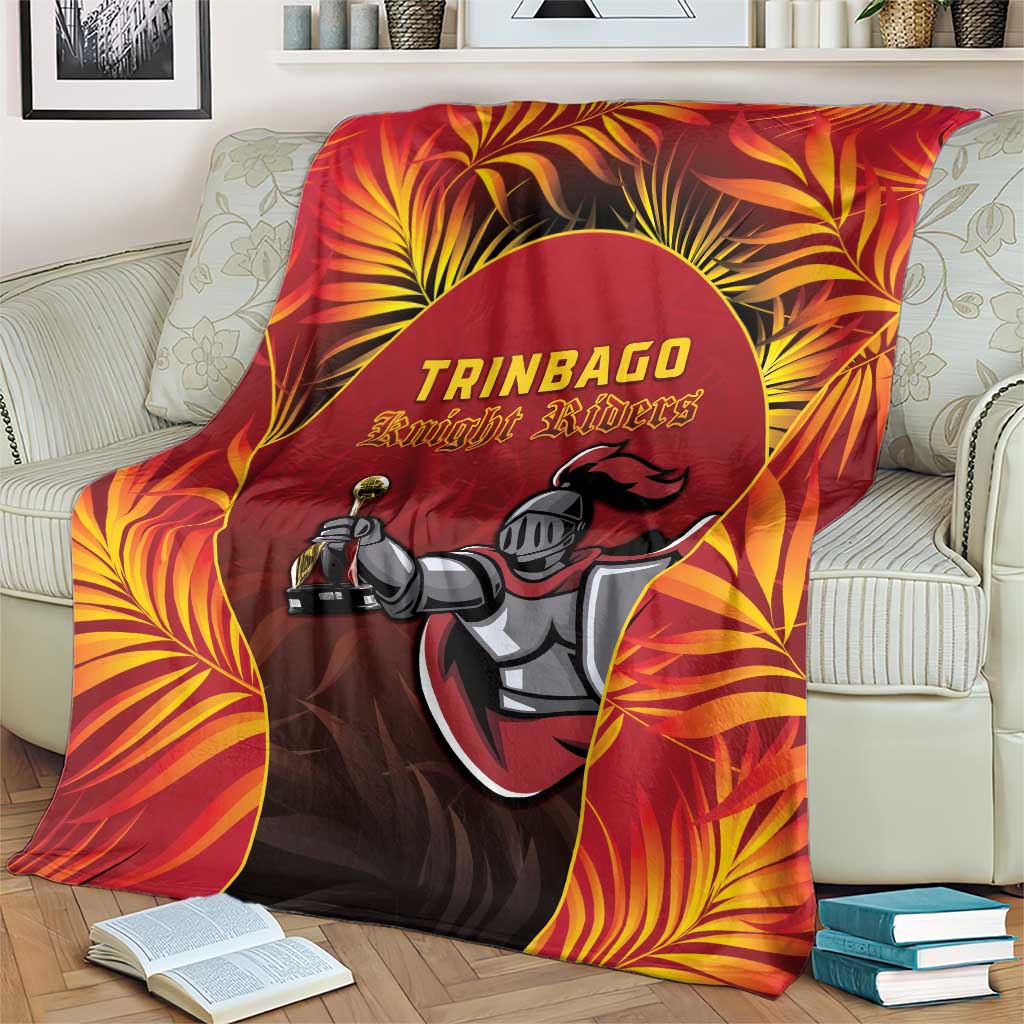 Trinbago Cricket Knight Riders Blanket Go Champs - Wonder Print Shop
