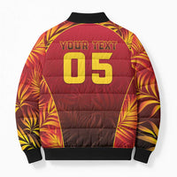 Custom Trinbago Cricket Knight Riders Bomber Puffer Jacket Go Champs - Wonder Print Shop