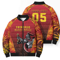 Custom Trinbago Cricket Knight Riders Bomber Puffer Jacket Go Champs - Wonder Print Shop