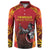Custom Trinbago Cricket Knight Riders Button Sweatshirt Go Champs - Wonder Print Shop