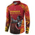 Custom Trinbago Cricket Knight Riders Button Sweatshirt Go Champs - Wonder Print Shop