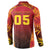 Custom Trinbago Cricket Knight Riders Button Sweatshirt Go Champs - Wonder Print Shop