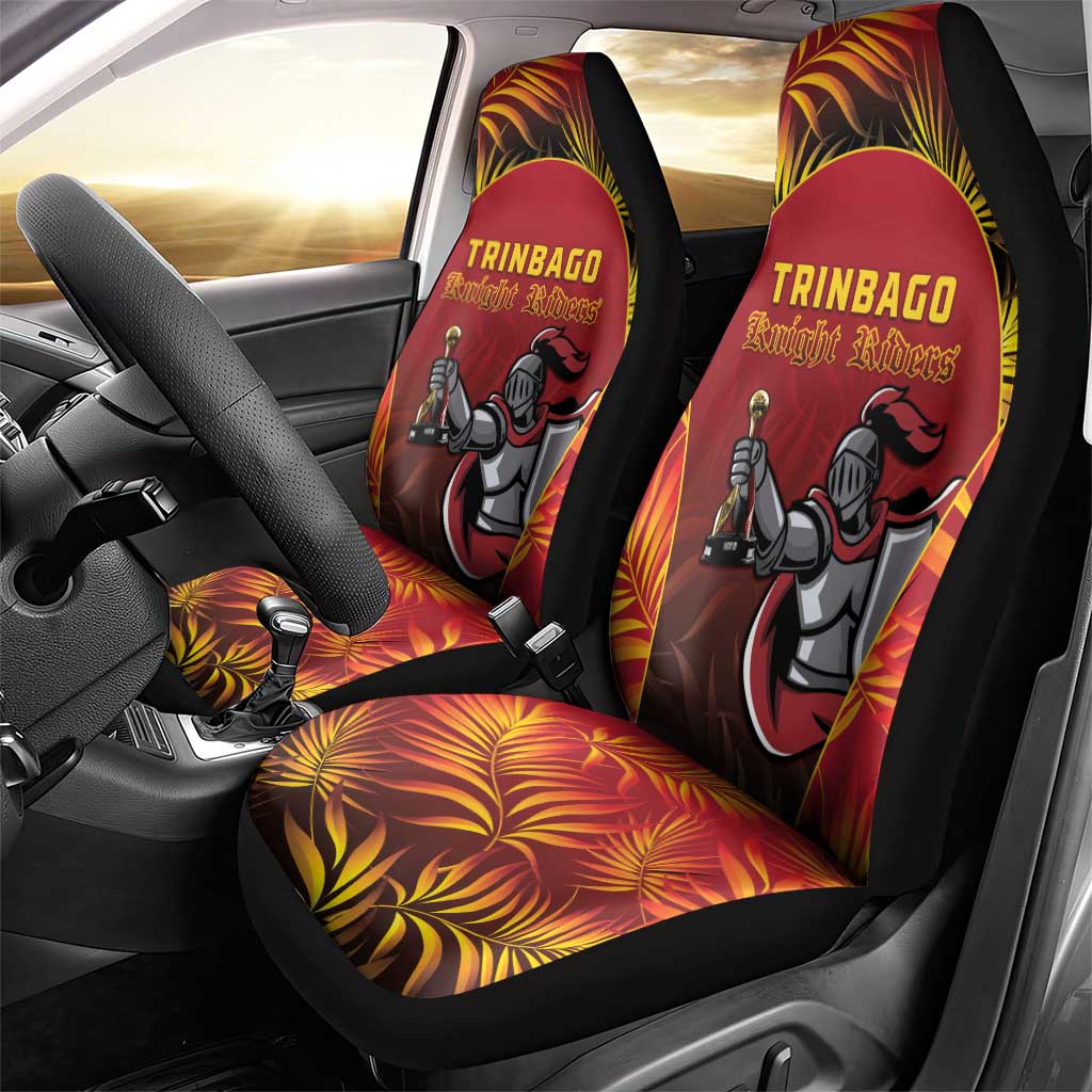 Trinbago Cricket Knight Riders Car Seat Cover Go Champs - Wonder Print Shop