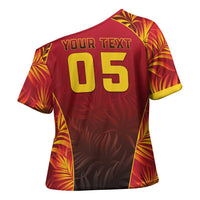 Custom Trinbago Cricket Knight Riders Cross Shoulder Shirt Go Champs - Wonder Print Shop