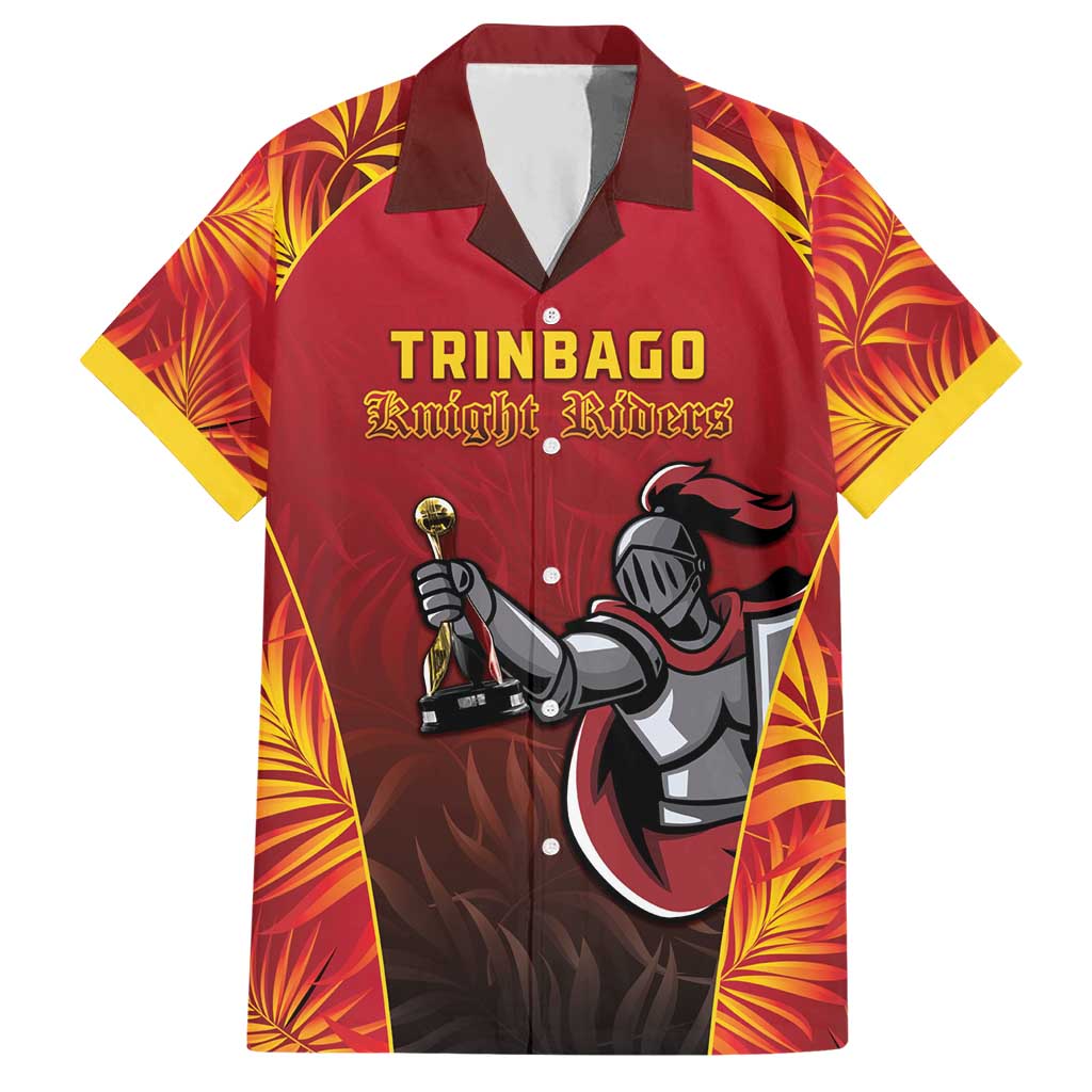 Custom Trinbago Cricket Knight Riders Hawaiian Shirt Go Champs - Wonder Print Shop