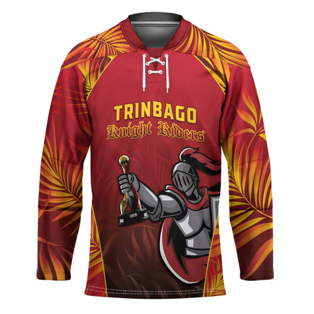 Custom Trinbago Cricket Knight Riders Hockey Jersey Go Champs - Wonder Print Shop