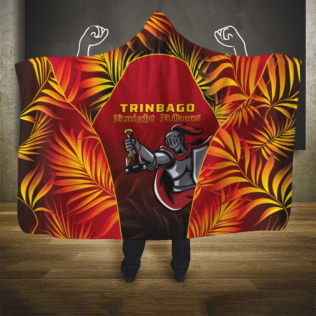Trinbago Cricket Knight Riders Hooded Blanket Go Champs - Wonder Print Shop