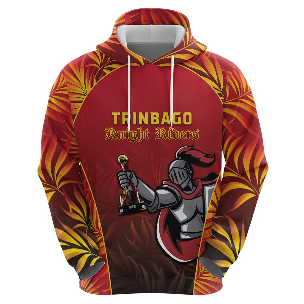Custom Trinbago Cricket Knight Riders Hoodie Go Champs - Wonder Print Shop
