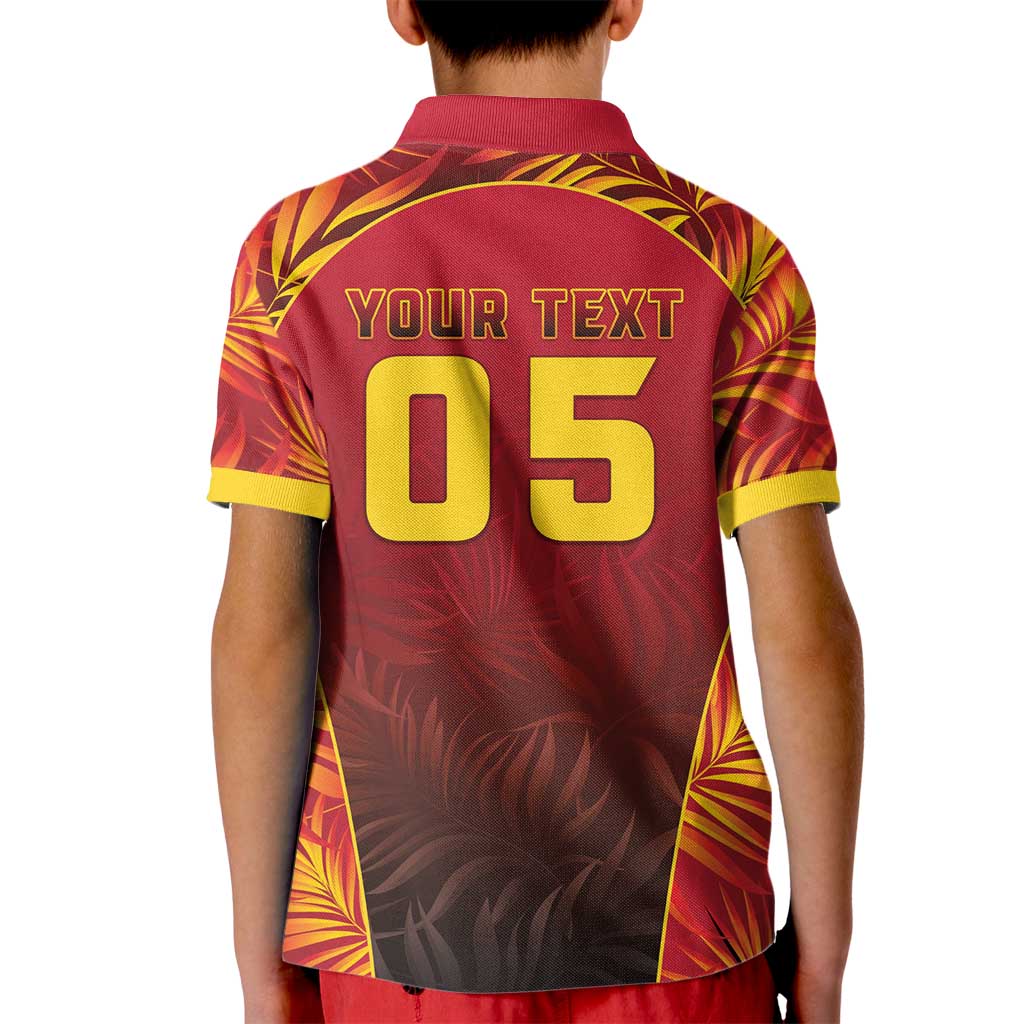 Custom Trinbago Cricket Knight Riders Kid Polo Shirt Go Champs - Wonder Print Shop