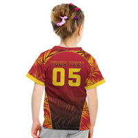 Custom Trinbago Cricket Knight Riders Kid T Shirt Go Champs - Wonder Print Shop