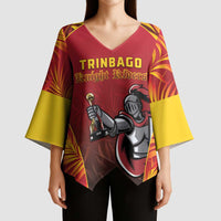 Custom Trinbago Cricket Knight Riders Kimono Sleeve Blouse Go Champs - Wonder Print Shop