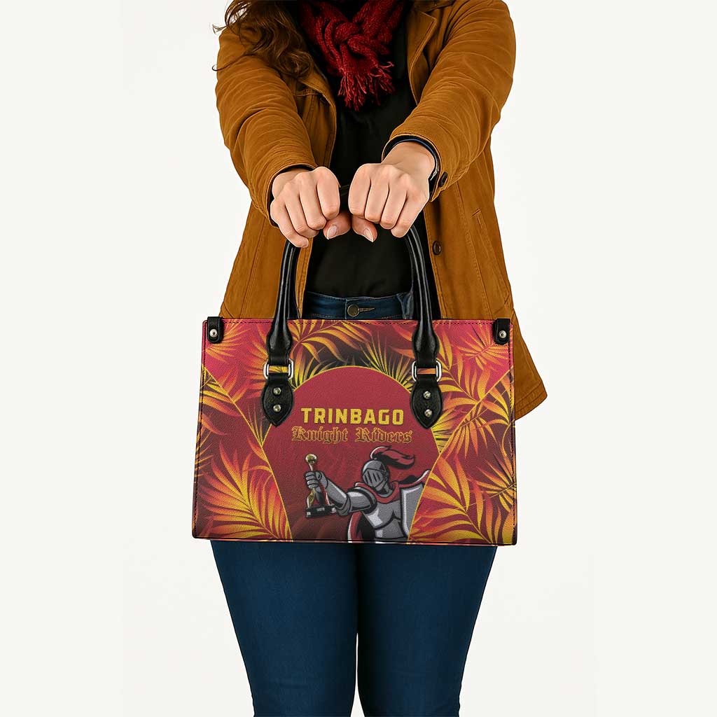 Trinbago Cricket Knight Riders Leather Bag Go Champs - Wonder Print Shop