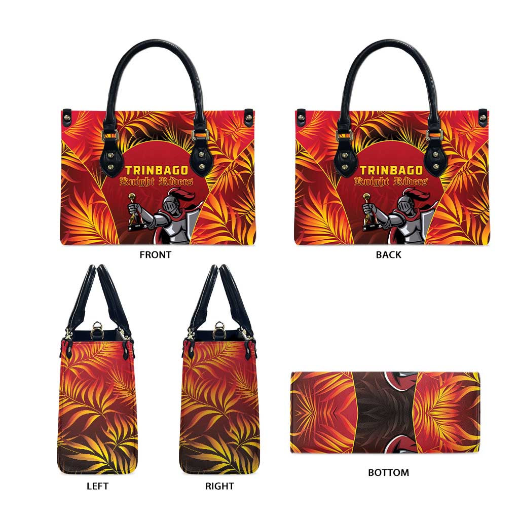 Trinbago Cricket Knight Riders Leather Bag Go Champs - Wonder Print Shop