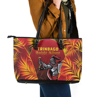 Trinbago Cricket Knight Riders Leather Tote Bag Go Champs - Wonder Print Shop