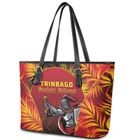 Trinbago Cricket Knight Riders Leather Tote Bag Go Champs - Wonder Print Shop