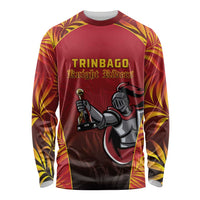 Custom Trinbago Cricket Knight Riders Long Sleeve Shirt Go Champs - Wonder Print Shop