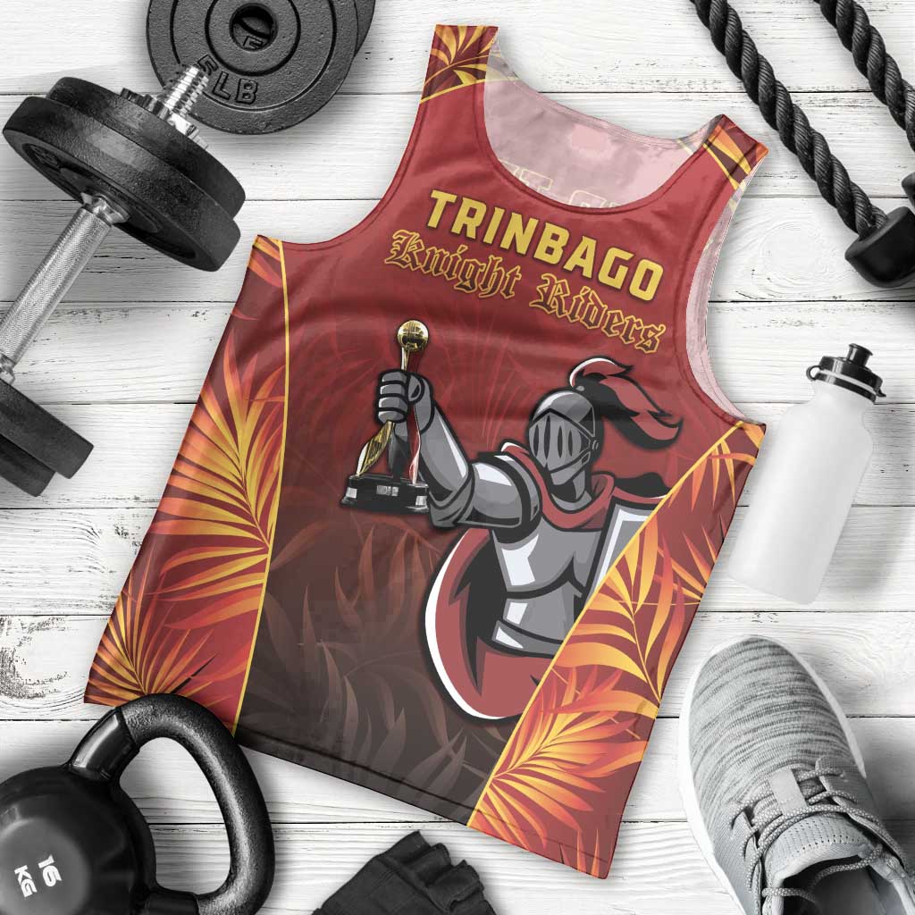 Custom Trinbago Cricket Knight Riders Men Tank Top Go Champs - Wonder Print Shop