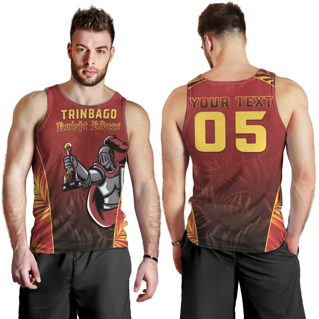Custom Trinbago Cricket Knight Riders Men Tank Top Go Champs - Wonder Print Shop