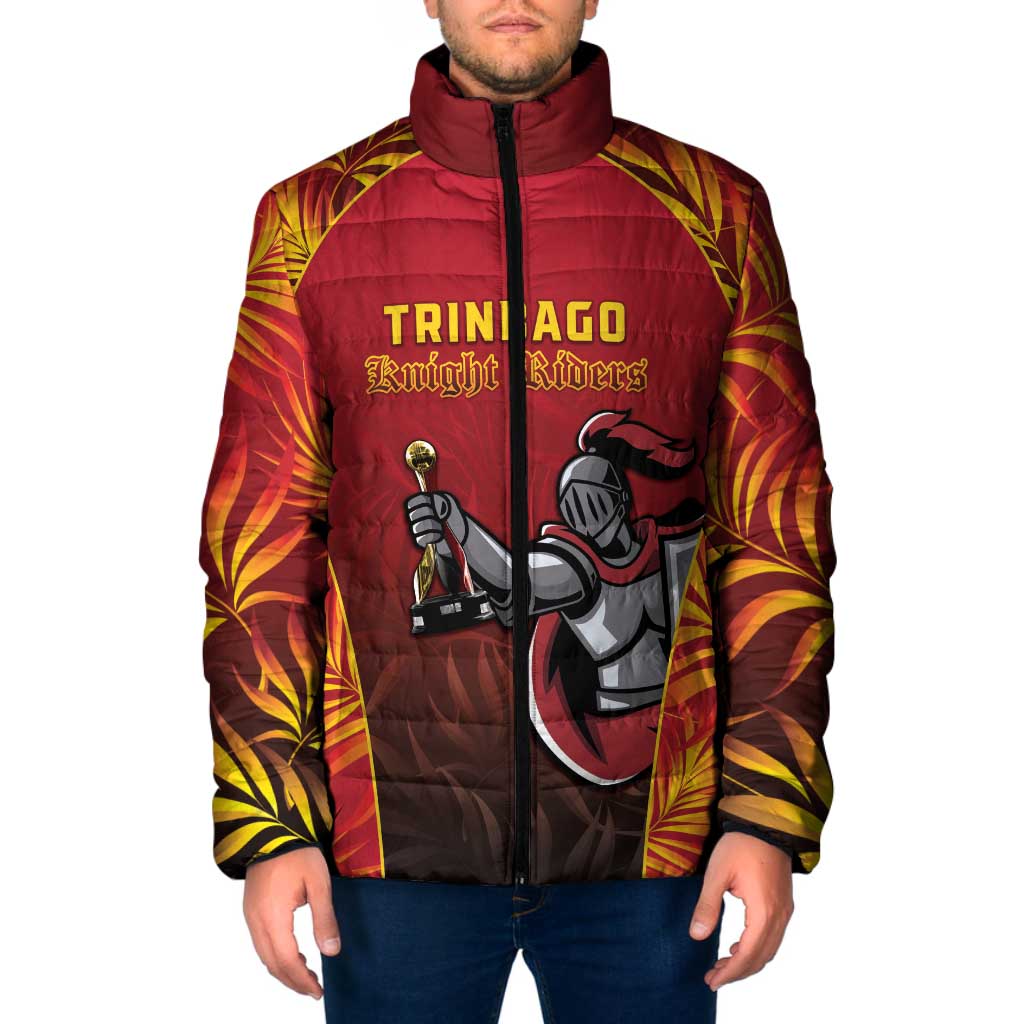 Custom Trinbago Cricket Knight Riders Padded Jacket Go Champs - Wonder Print Shop